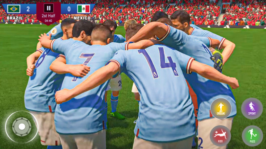 اسکرین شات 3 بازی Football Games 2025 Real Kick