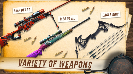 اسکرین شات 5 برنامه Deer Hunter Wild Hunting Games