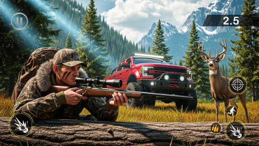 اسکرین شات 1 برنامه Deer Hunter Bird Hunting Games
