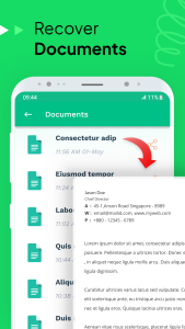 اسکرین شات 6 برنامه Recover Deleted Messages
