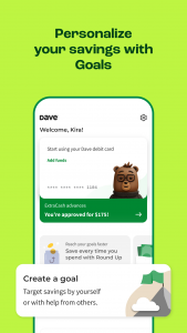اسکرین شات برنامه Dave - Banking & Cash Advance 6