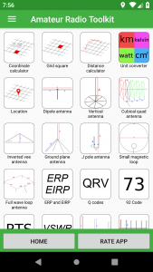 اسکرین شات 1 برنامه Amateur Radio Toolkit