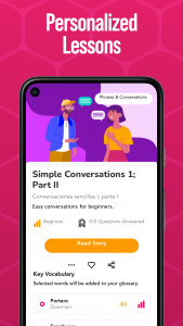 اسکرین شات 6 برنامه Beelinguapp Language Audiobook