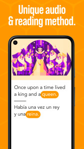 اسکرین شات 1 برنامه Beelinguapp Language Learning