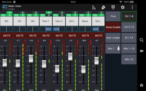 اسکرین شات برنامه Mixing Station Qu 4