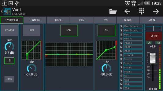 اسکرین شات برنامه Mixing Station XM32 4
