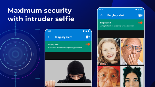 اسکرین شات 5 برنامه Fingerprint AppLock: Lock Apps