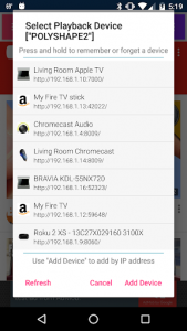 اسکرین شات برنامه PlayTo Chromecast 2