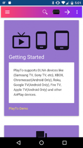 اسکرین شات برنامه PlayTo Samsung TV 1