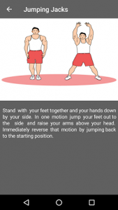 اسکرین شات برنامه 30 Day Cardio Exercise workout 4