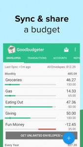 اسکرین شات برنامه Goodbudget: Budget & Finance 1