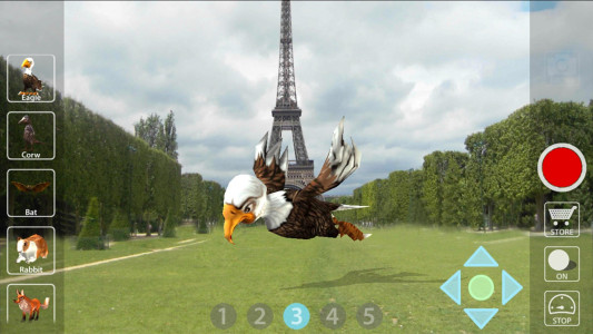اسکرین شات 2 برنامه Animal Camera 3D