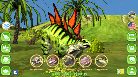 اسکرین شات برنامه Dinosaur 3D - AR 6