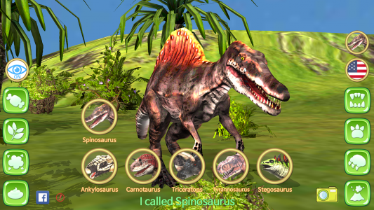 اسکرین شات برنامه Dinosaur 3D - AR 7