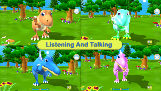 اسکرین شات 3 برنامه Dinosaur Coloring 3D - AR Cam