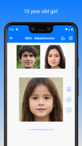 اسکرین شات 3 برنامه BabyGenerator Guess baby face