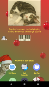 اسکرین شات برنامه Cat Piano 3