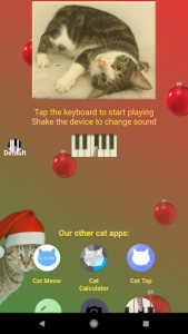 اسکرین شات برنامه Cat Piano 3