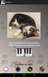 اسکرین شات برنامه Cat Piano 8