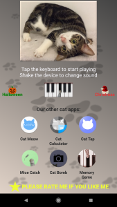 اسکرین شات برنامه Cat Piano 1
