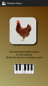 اسکرین شات برنامه Chicken Piano 4