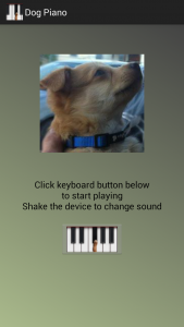 اسکرین شات برنامه Dog Piano 1
