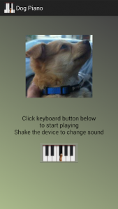 اسکرین شات برنامه Dog Piano 1