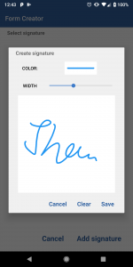 اسکرین شات برنامه PDF Form Creator 7