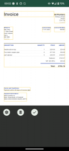 اسکرین شات برنامه PDF Invoice Maker 2