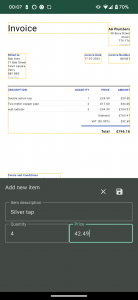 اسکرین شات برنامه PDF Invoice Maker 6