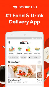 اسکرین شات برنامه DoorDash - Food Delivery 1