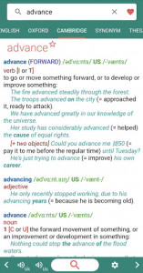 اسکرین شات برنامه Advanced English Dictionary & Thesaurus offline 4