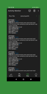اسکرین شات 5 برنامه Activity Monitor: cpu, battery