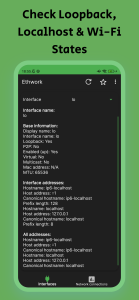 اسکرین شات 4 برنامه Ethwork: Network interfaces