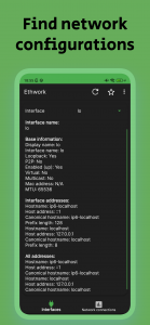 اسکرین شات برنامه Ethwork: Netstat GUI 5