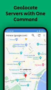 اسکرین شات 5 برنامه Intrace: Visual traceroute