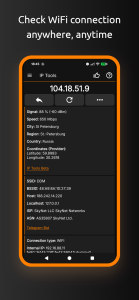 اسکرین شات 1 برنامه IP Tools: Network Utilities