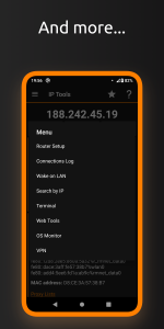 اسکرین شات 8 برنامه IP Tools: Network Utilities