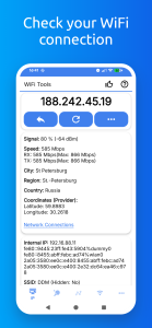 اسکرین شات 1 برنامه WiFi Tools & Analyzer