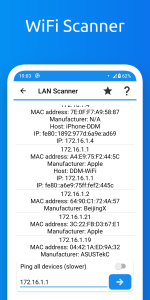 اسکرین شات برنامه WiFi Tools: Network Scanner 3