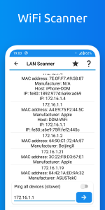 اسکرین شات برنامه WiFi Tools: Network Scanner 4