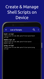 اسکرین شات 5 برنامه Qute: Terminal emulator