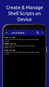 اسکرین شات 5 برنامه Qute: Terminal emulator