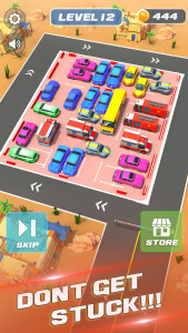 اسکرین شات 4 بازی Unblock It Car Puzzle Game