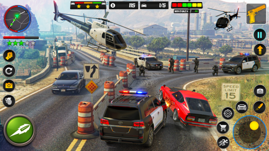 اسکرین شات 3 برنامه Police Monster Truck Games 3D