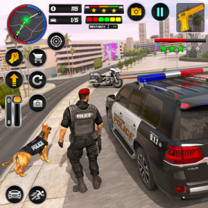 اسکرین شات بازی Police Car Chase Car Games 1