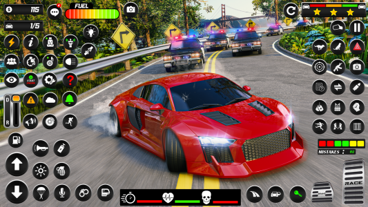 اسکرین شات بازی Police Car Chase Car Games 4