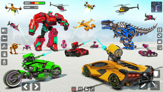 اسکرین شات برنامه Mech Robot Transforming Games 2