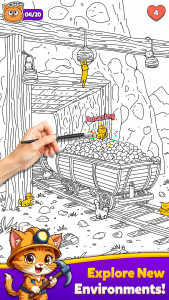 اسکرین شات 1 بازی Spot The Cat - Hidden Objects