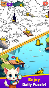 اسکرین شات 4 بازی Spot The Cat - Hidden Objects